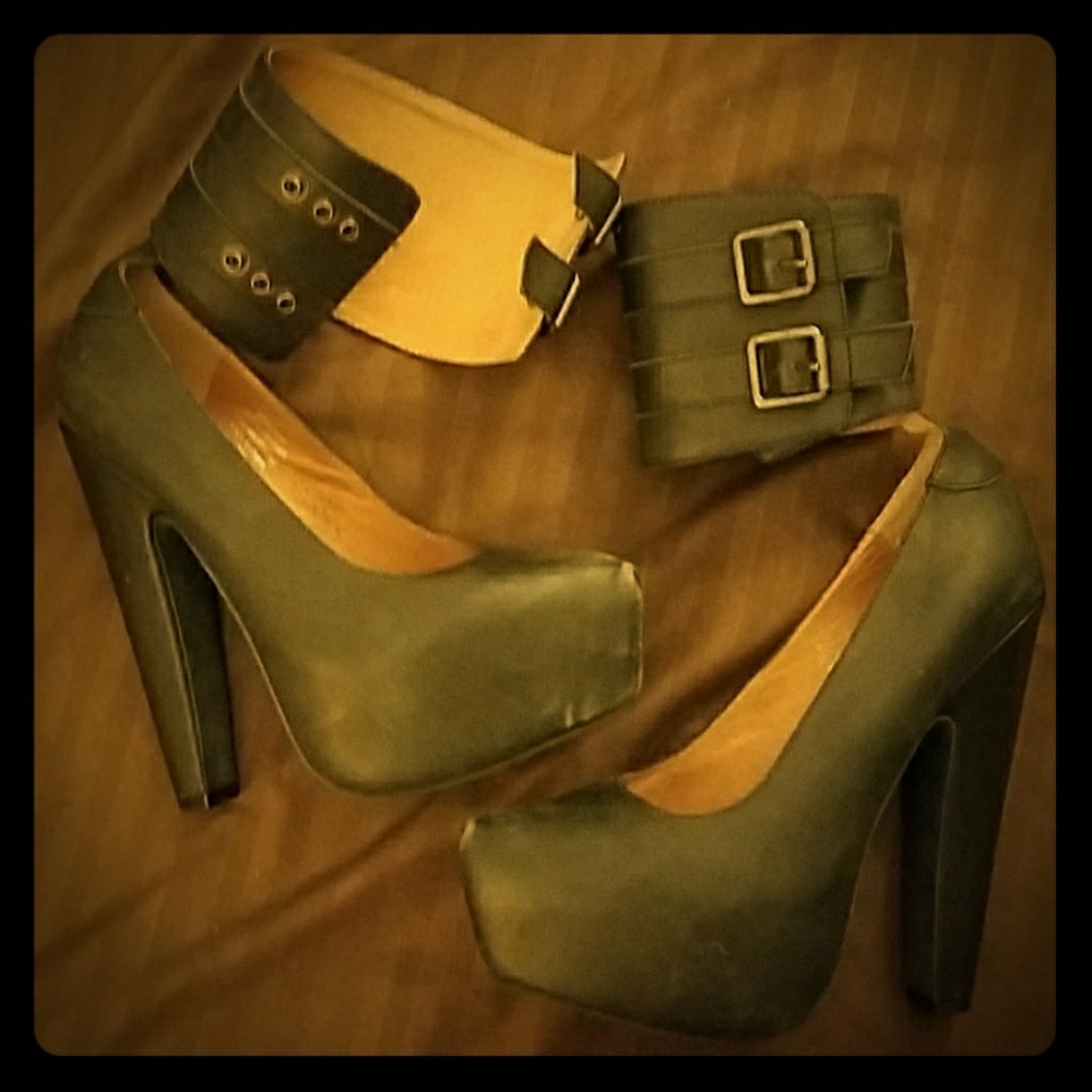 Jeffrey Campbell Havana Last sz.7 black heels